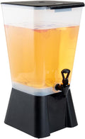 Bev Tek 5 Gallon Drink Dispenser - Sturdy Black Beverage Dispenser