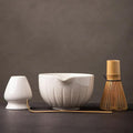 Matcha Set Match Bowl and Whisk Kit - 4pc Ceramic and Bamboo Set
