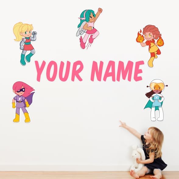 Personalized Life Sized Wall Decal for Kids Room Decor
