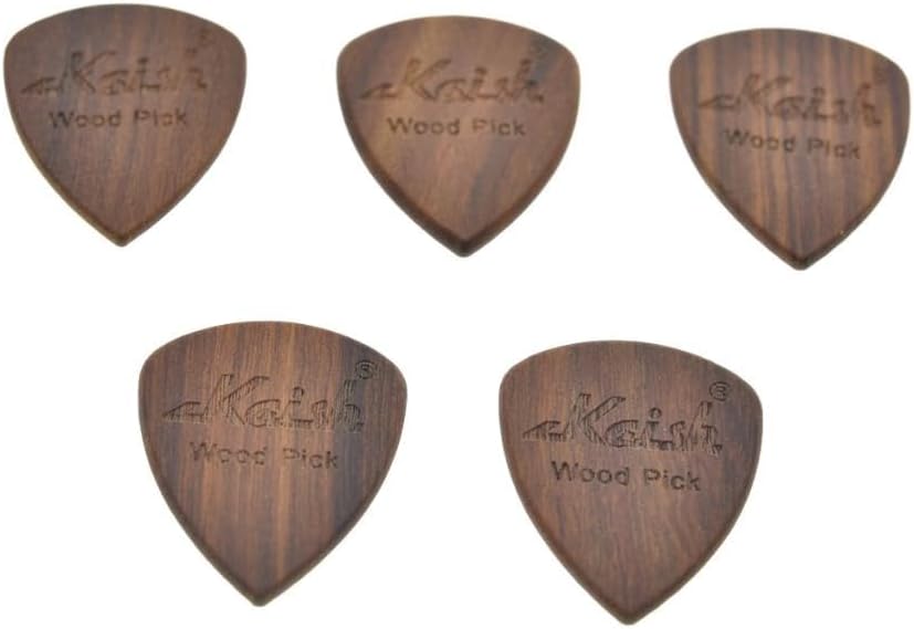 5x Redsandalwood Guitar Picks by KAISH