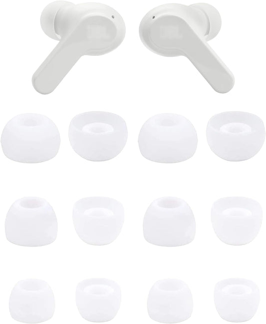 Soft Silicone Ear Tips for JBL Vibe Beam, 6 Pairs