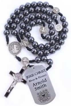 Military Rosary Beads for Army Navy Air Force Marines Gift