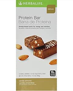 Herbalife Protein Bar Vanilla Almond for Energy and Muscle