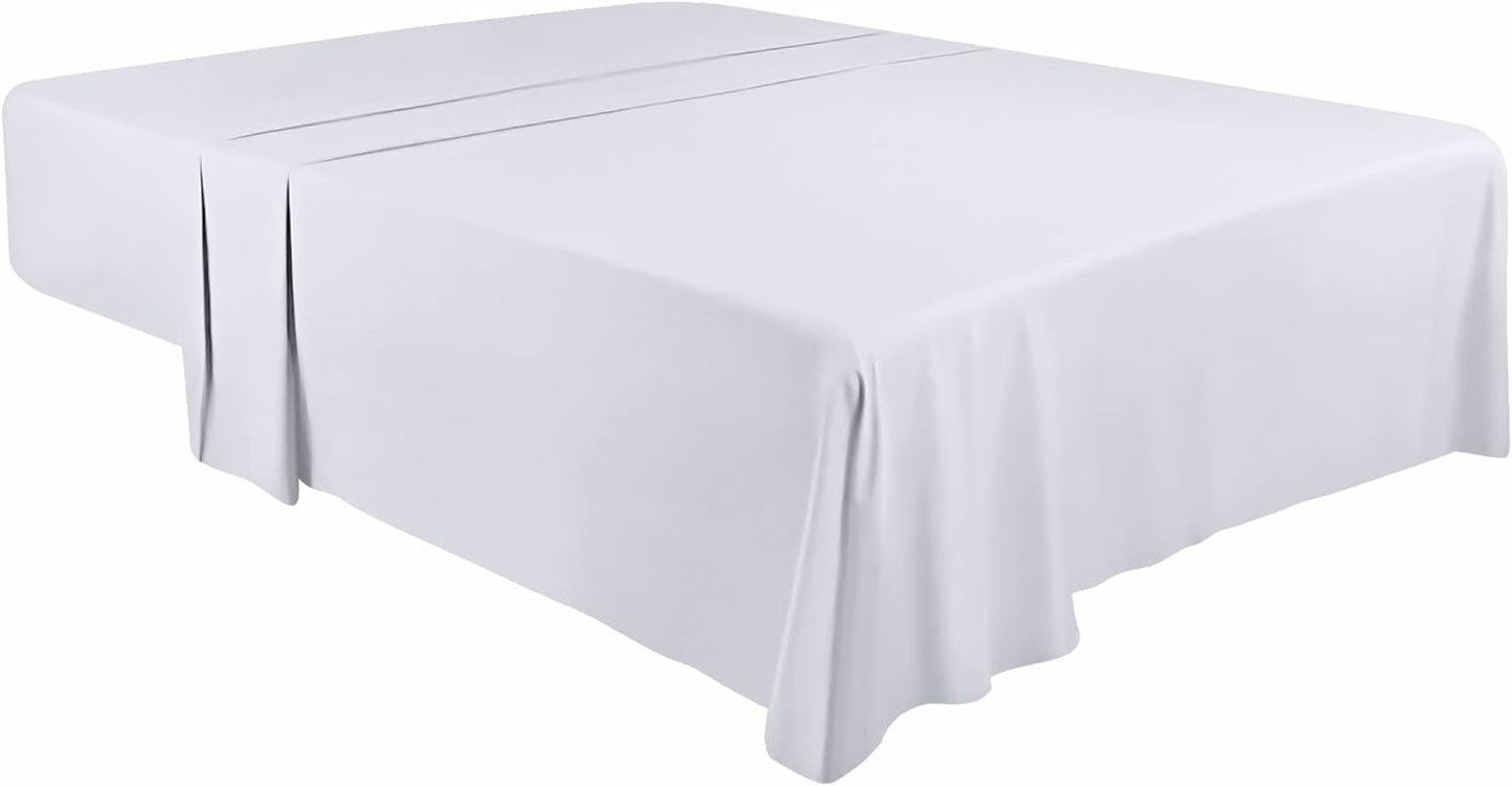 Utopia Bedding Flat Sheets Pack of 24 for Queen Size Beds