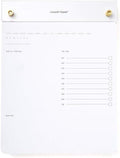 Acrylic Drafters Tablet Clear Acrylic Pad with Gold Details - Portable