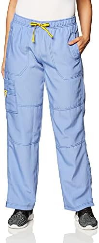 WonderWink Women's Petite Four-Stretch Sporty Cargo Scrub Pant Review