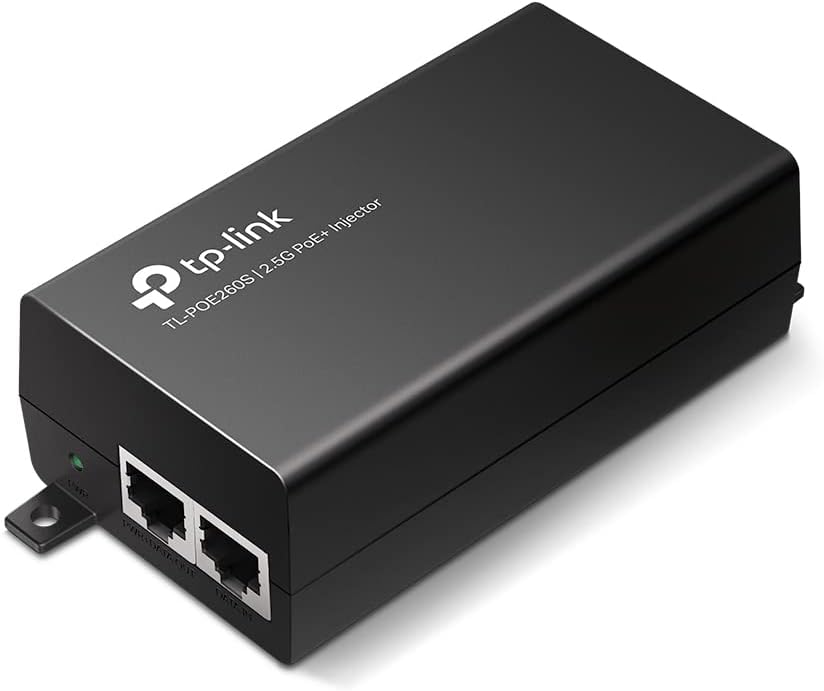 TP-Link 2.5GE PoE+ Injector for Easy Non-PoE to PoE Conversion