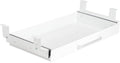 Under Desk Drawer Organizer 21ft White Upgrade - Sliding Pull-Out