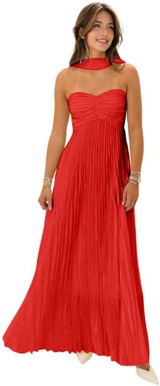 Womens Chiffon Bridesmaid Dresses with Scarf for Every Occasion