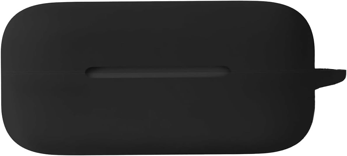 Shockproof Silicone Case for Sony WF-C510 with Carabiner (Black)