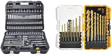 DEWALT Mechanics Tool Set 192-Piece with Titanium Drill Bits
