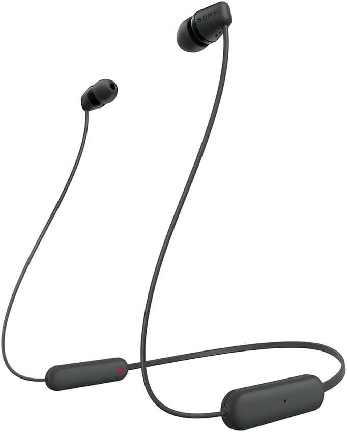 Sony WI-C100 Wireless Bluetooth Headphones with 25 Hours Battery