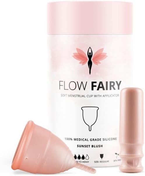 Flow Fairy Menstrual Cup + Applicator - Best Period Cup