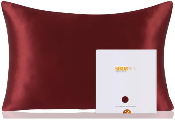 ZIMASILK 100% Pure Mulberry Silk Pillowcase for Hair Health