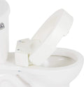 Vive Raised Toilet Seat for Elongated Toilets - Adds 3.5 in Comfort