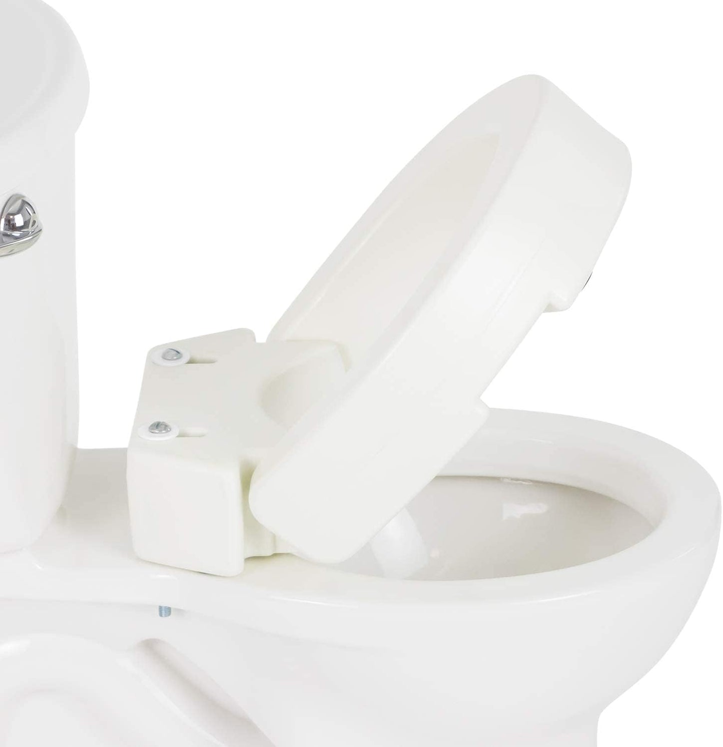 Vive Raised Toilet Seat Riser for Elongated Toilets - Adds 3.5 in