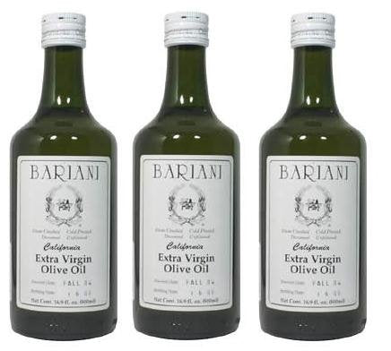 Bariani California Extra Virgin Olive Oil - Fresh 2023 Harvest