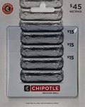 Chipotle Gift Card Multipack of 3 for Delicious Dining Options