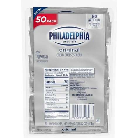 Kraft Philadelphia Original Cream Cheese Pouches for Foodservice