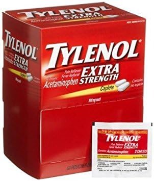 Tylenol Extra-Strength Pain Relief, 2-Caplet Dosage, 3 Boxes