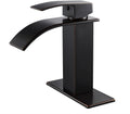 Waterfall Bathroom Faucet Oil Rubbed Bronze - Stable Splash-Free Flow