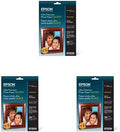 Epson Ultra Premium Photo Paper GLOSSY 5x7 (Pack of 3) - High Gloss