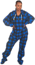 Forever Lazy Unisex Footed Adult Onesies - Detachable Feet Comfort