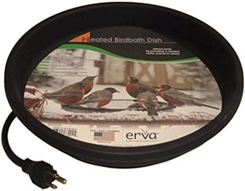 Erva 14 Heated Bird Bath Dish - Year-Round Bird Comfort