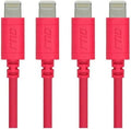 RND Apple Certified Lightning USB 1.5ft Cable 4-Pack - Compact