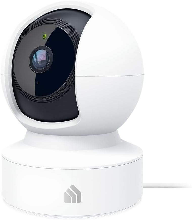 Kasa 2K Pan/Tilt Security Camera: Color Night Vision, Motion Detection