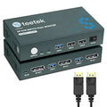 DisplayPort 2-Port KVM Switch USB 3.0 - 4K@60Hz Dual Computer Switch