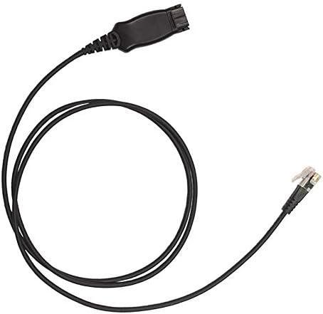 Leitner Universal Quick Disconnect Cord for Desk Phones and Headsets