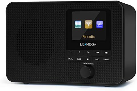 LEMEGA IR1 Portable WiFi Internet Radio with Bluetooth Speaker