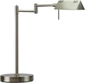 O'Bright LED Pharmacy Table Lamp - Full Range Dimming, Brushed Nickel
