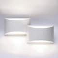 Indoor Aluminum LED Wall Sconce Set of 2 - Modern Up/Down Lighting