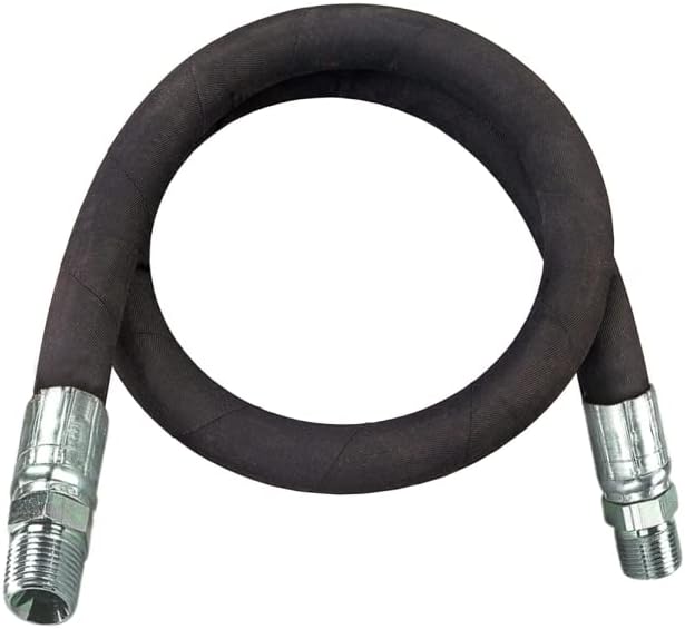 1/2 in x 24 in Hydraulic Hose Assembly for Industrial Use