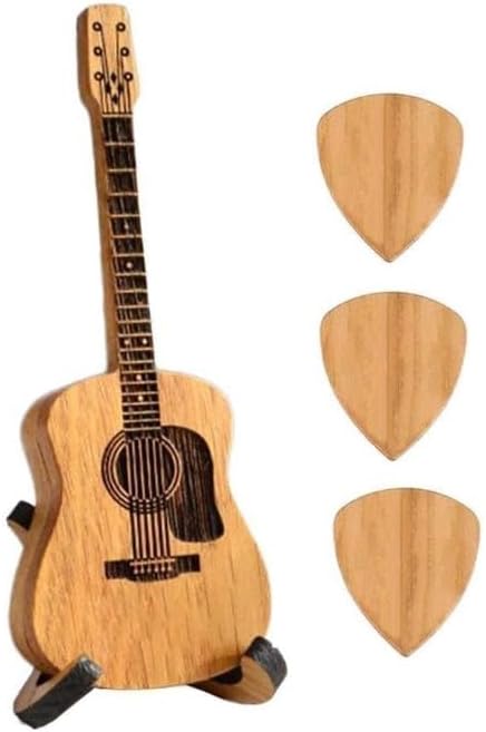 Wooden Guitar Pick Box: Personalized Music Gift