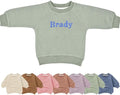 Personalized Baby Knit Sweatshirt - Cozy Custom Name Embroidery