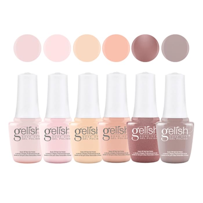 Gelish Mini Gel Nail Polish Kit for Long-Lasting Manicures