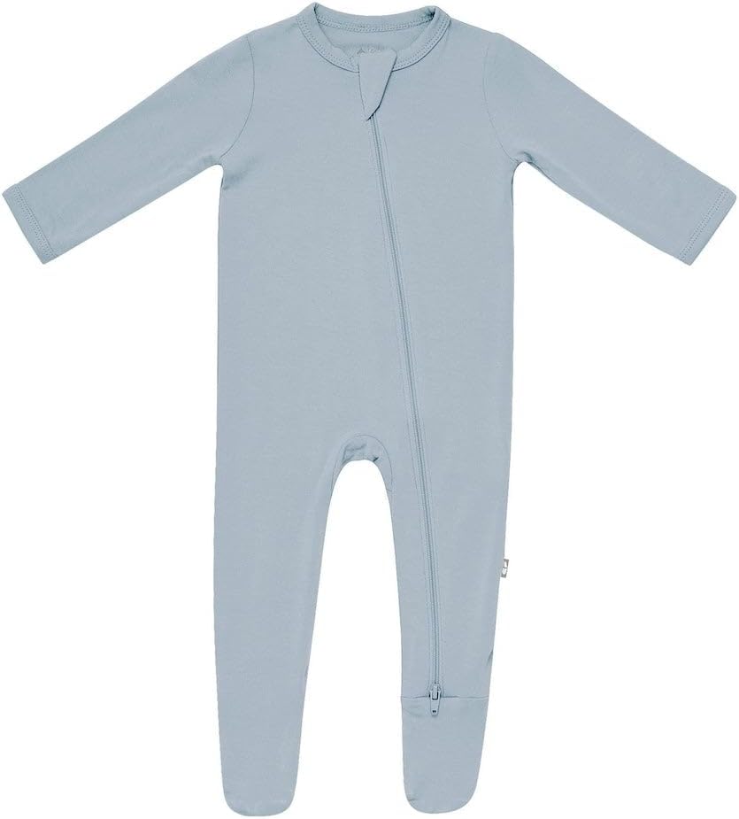 KYTE BABY Unisex Zipper Closure Footies for Infants 0-24 Months