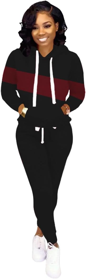 Nimsruc Two Piece Outfits For Women Jogging Suits Casual Wear