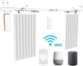 Smart HC Curtain System: WiFi Control, Heavy Duty, Smart Home Compatible