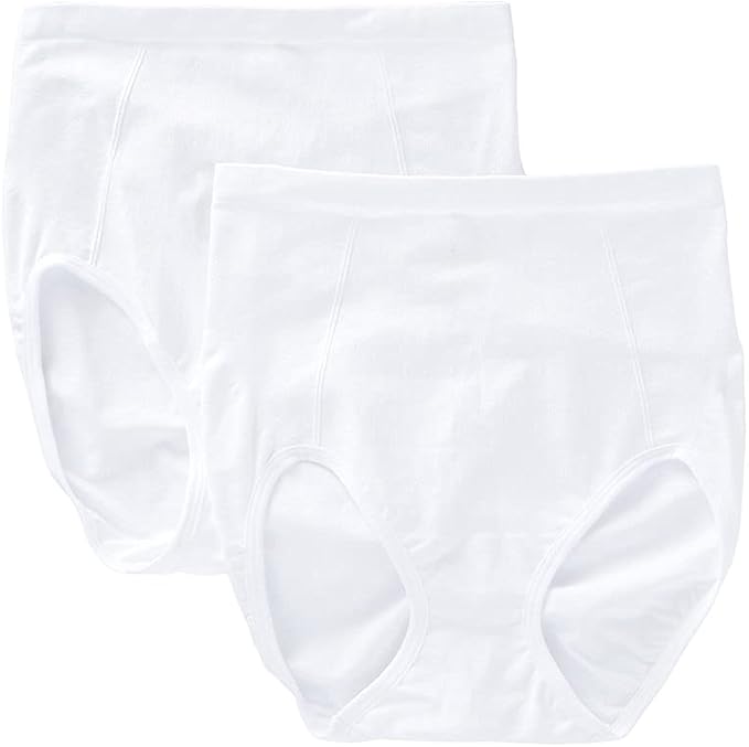 Bali Womens Shapewear Seamless Ultra Firm Control Briefs 2-Pack