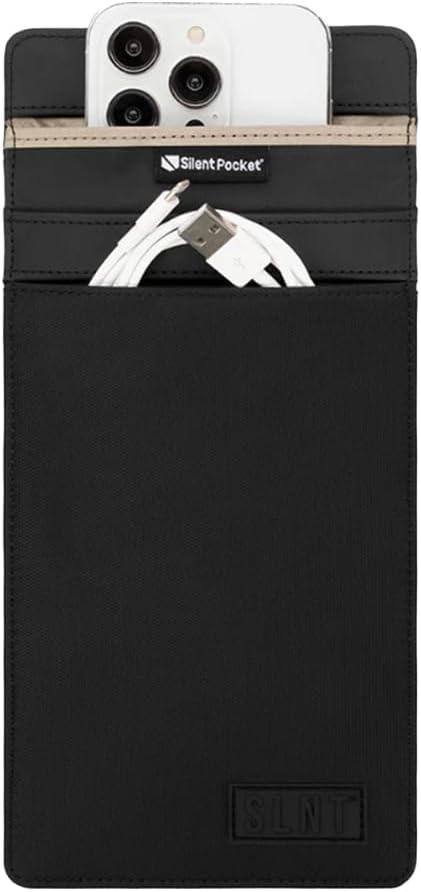 Silent Pocket Faraday Bag Smartphone Sleeve for Privacy & Security
