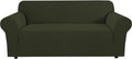 Stretch Couch Cover for Sofa 3 Seater 72-88 in - Checked Jacquard