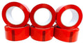 Red Carton Sealing Tape 2 in x 110 yd (6 Rolls) - Heavy Duty Packing