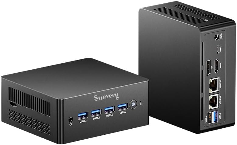 N100 Mini PC with 16G RAM and 500G SSD for 4K Dual Display