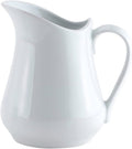 HIC 8oz Creamer Pitcher: Fine Porcelain, Easy Pour Handle