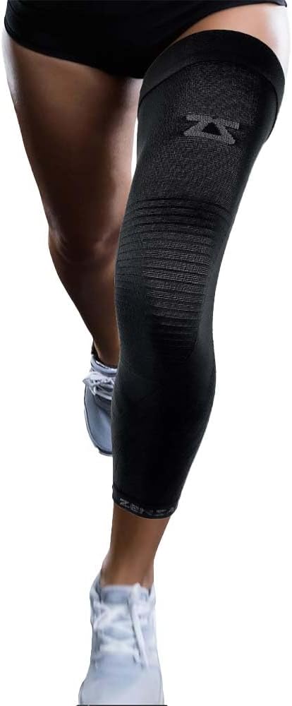 Zensah Full Leg Compression Sleeve for Thigh, Knee, Calf Support