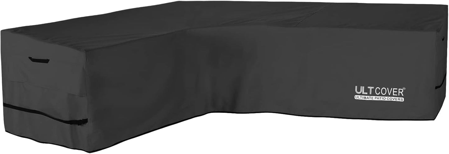 ULTCOVER Waterproof L-Shaped Left Facing Sofa Cover for 6-Seater